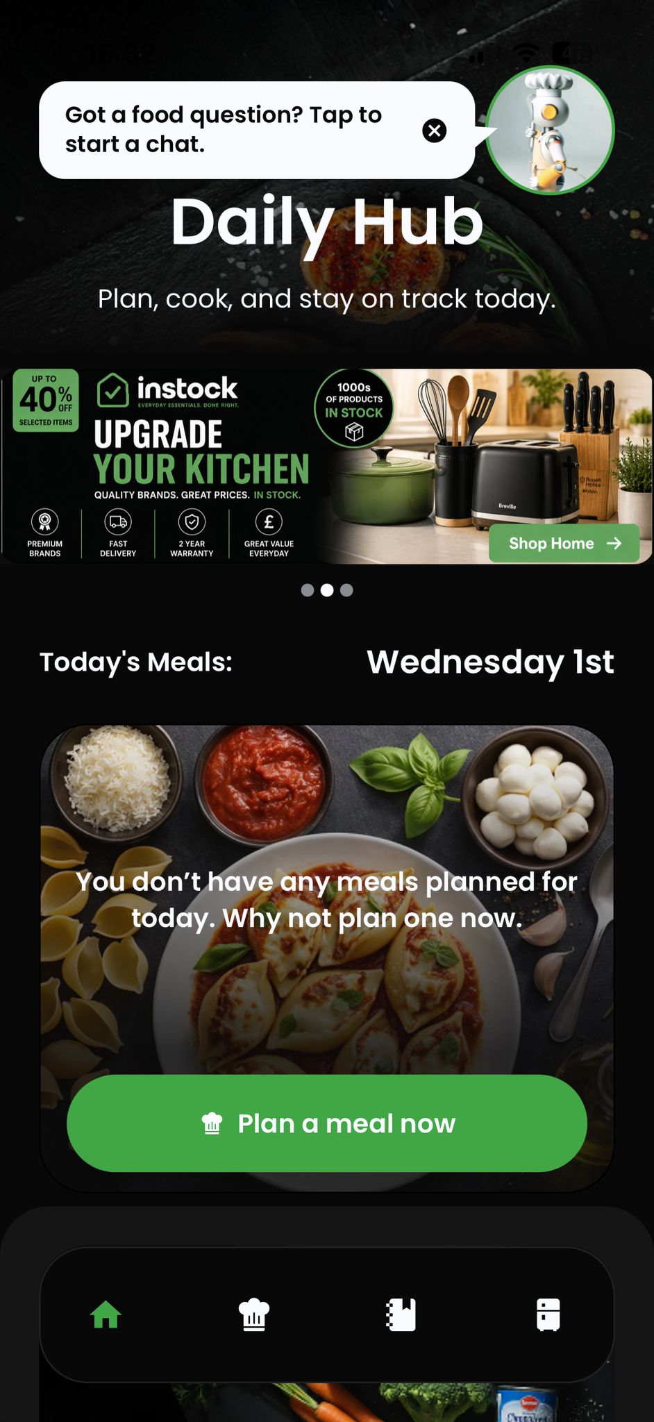 Fuudle app interface