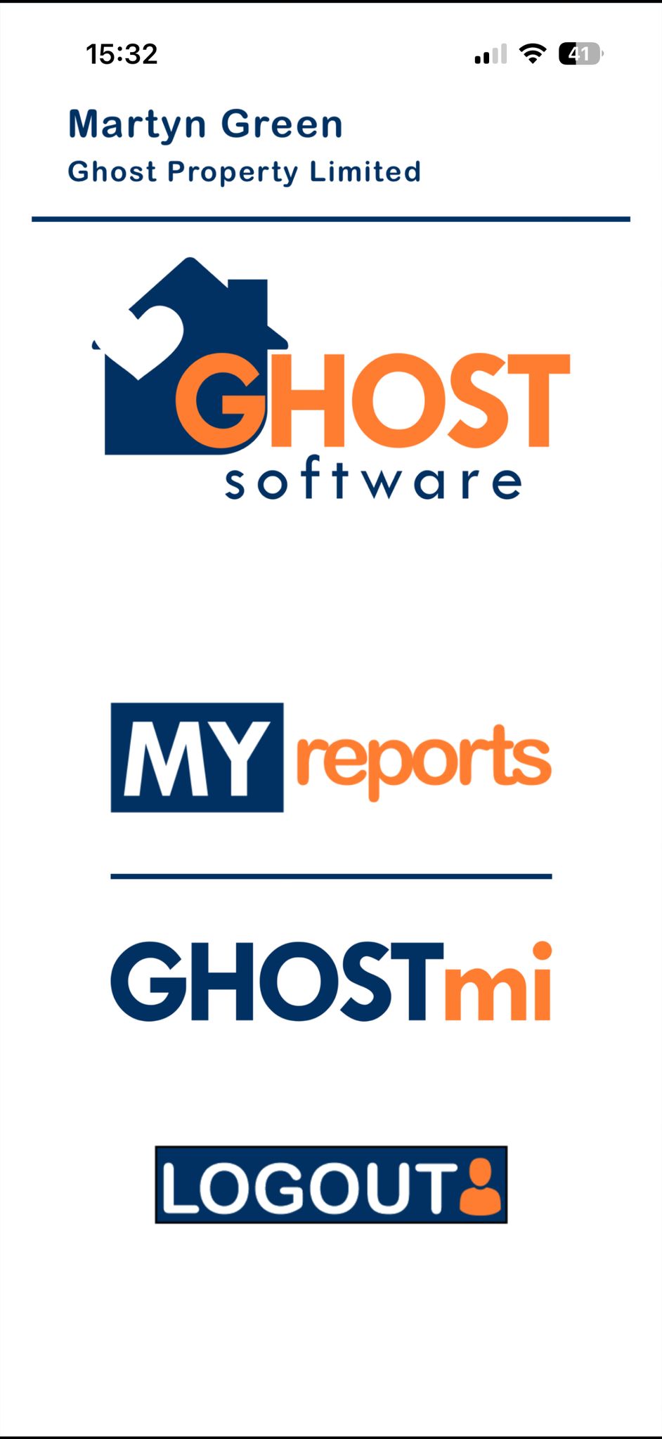 Ghost Software product interface