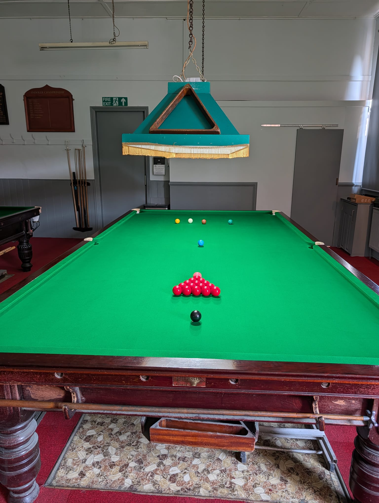 Full-size snooker table at GH Peers Club